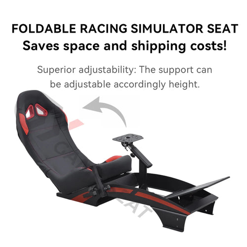 GY046-3 Wholesale Folding Frame Simple Racing Seat Simulator Video Games Racing Simulator Seat SIM Racaing Cockpit