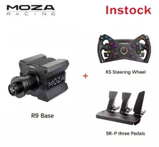 MOZA Racing R9 V3 Wheel Base Direct Drive Wheel Base 9 N·m of Torque With Aviation Grade Aluminum Alloy Housing