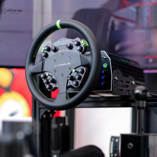 CAMMUS Car Simulator Racing Wheel and Pedals Set 15nm Direct Servo Motor Base Steering Wheel for PC