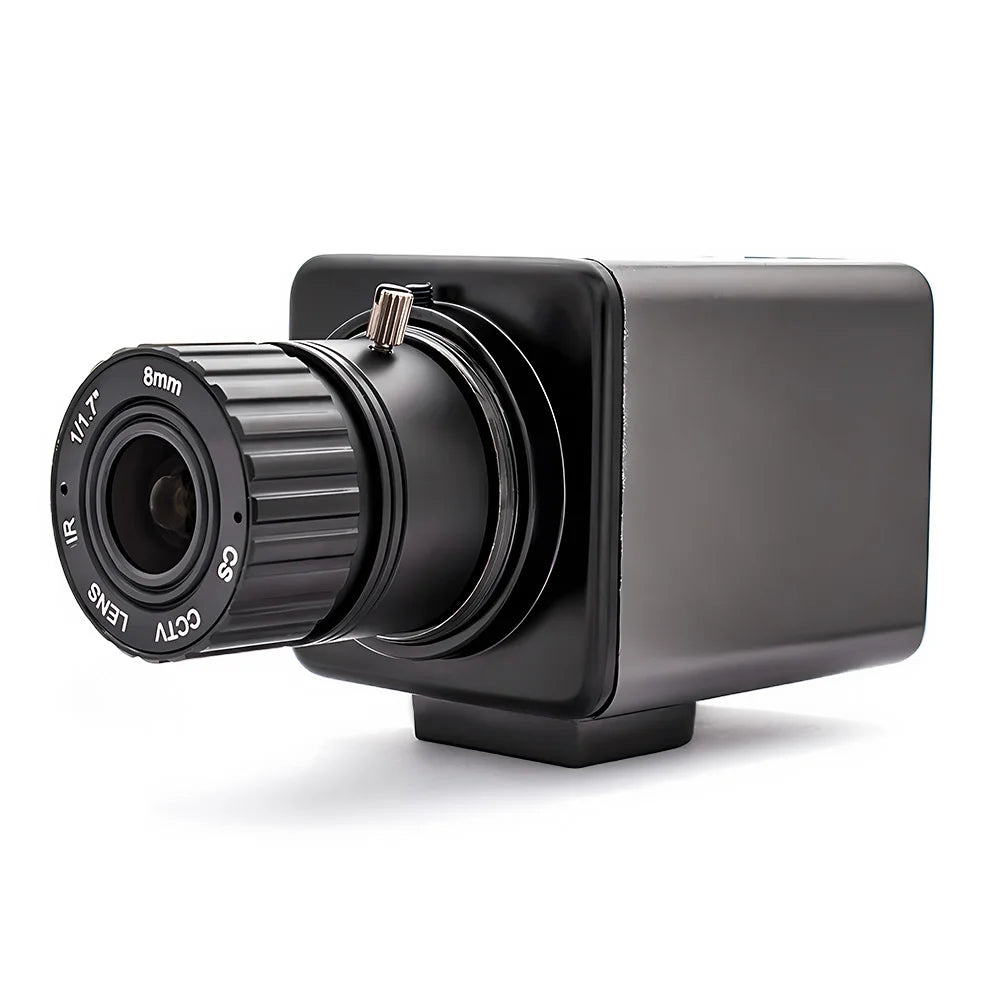 IMX678 USB3.0 Camera 8MP 4K HD 60FPS Industrial Camera Shell With 10X Zoom Varifocal Lens Plug Play UVC Protocol For Fast Moving