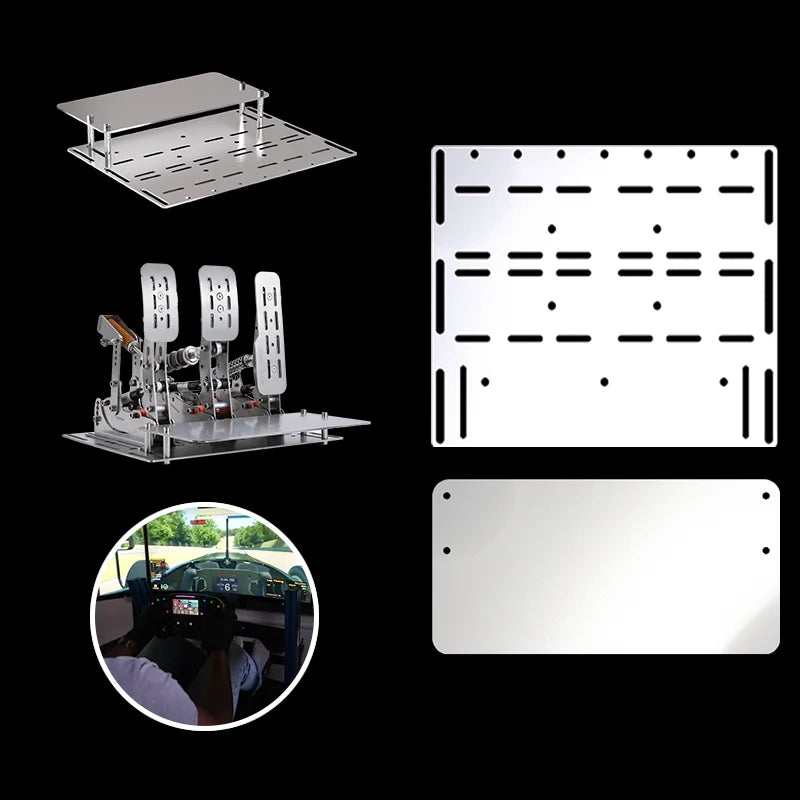 Simjack pedals Simracing pedal Universal Pedal Mount Pedals Base Plate