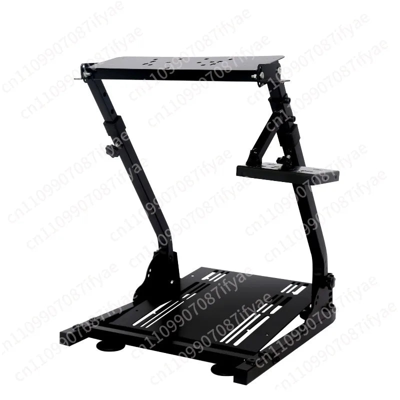 Folding sim racing game steering wheel seat stand