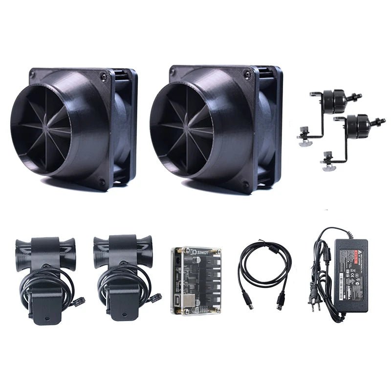 PC Sim Racing Games Desktop Wind Simulator Kit Drive-free Plug & Play 8m/s High Speed Low Decibel SIMHUB Customizable Wind Speed