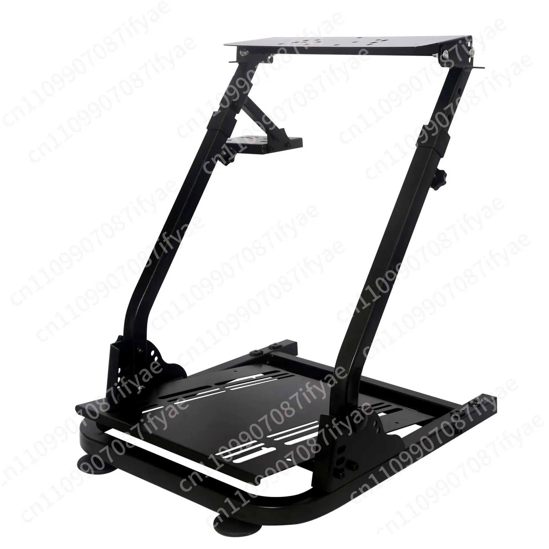 Folding sim racing game steering wheel seat stand