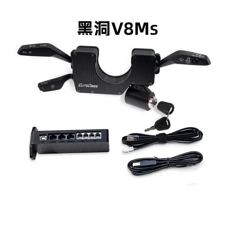 Simplayer V8M-3D Printed V8H-Aluminum Alloy Shell Euro Truck 2 Simulator Mods Sim Racing Mods Supports Screen Module