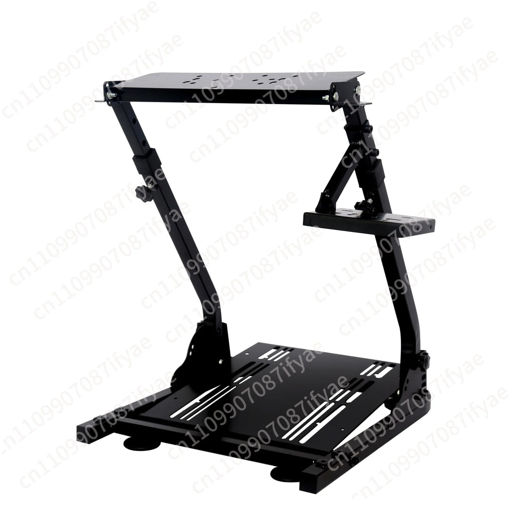 Folding sim racing game steering wheel seat stand
