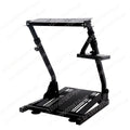 Folding sim racing game steering wheel seat stand