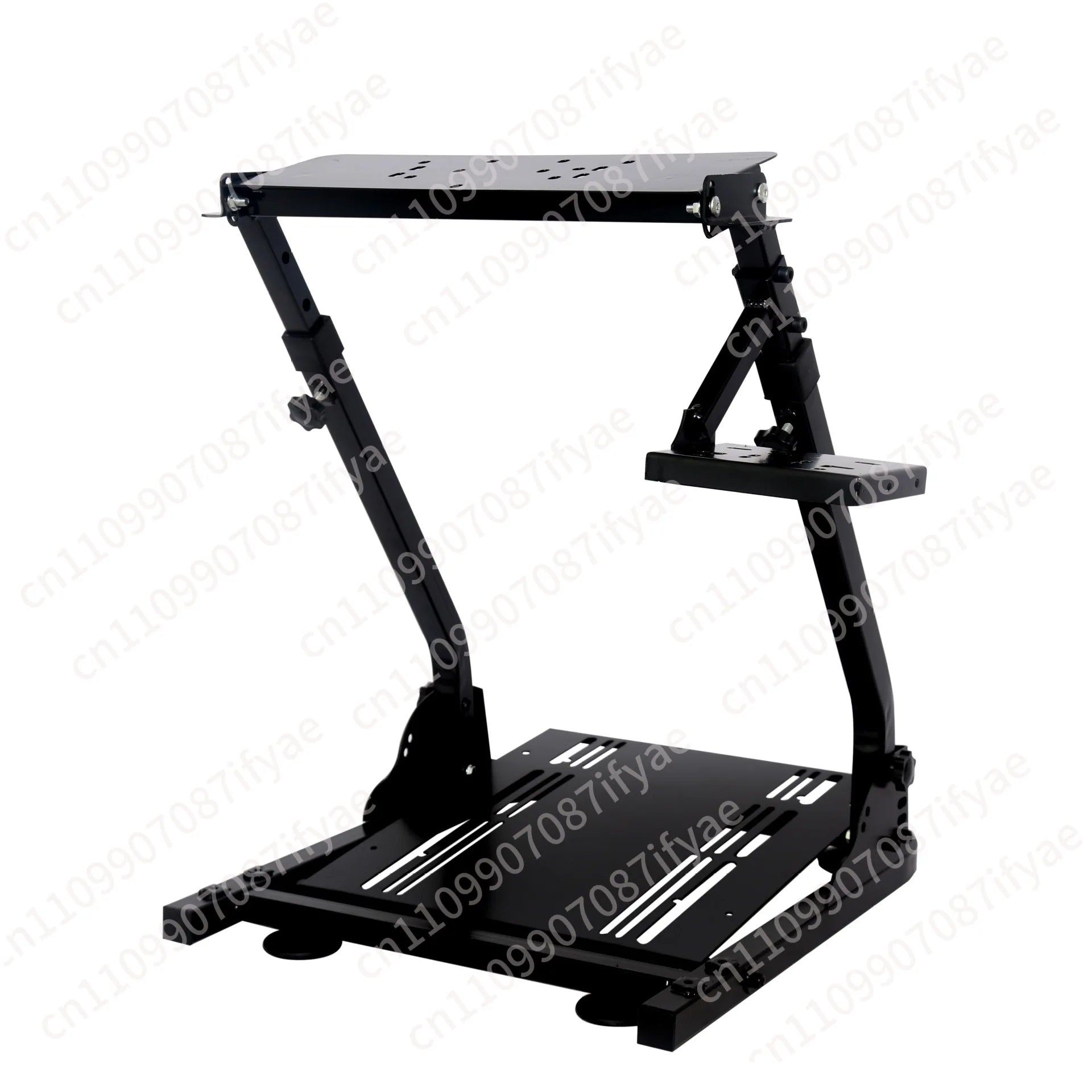 Folding sim racing game steering wheel seat stand