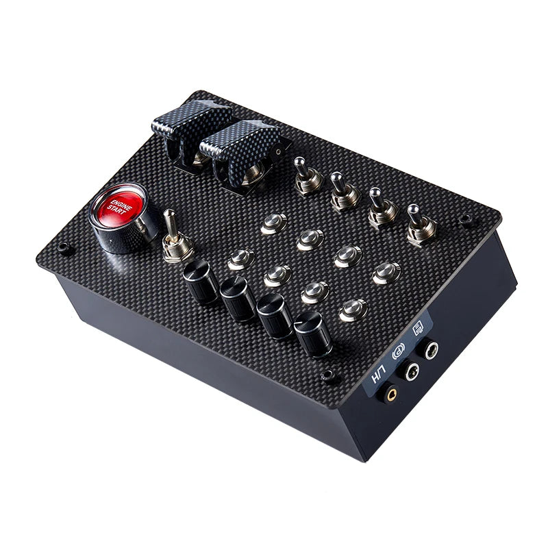 ZQSR Simulates Racing Car Central Control Box Multifunctional Control Button Box PC USB for Fanatec Thrustmaster Simdid