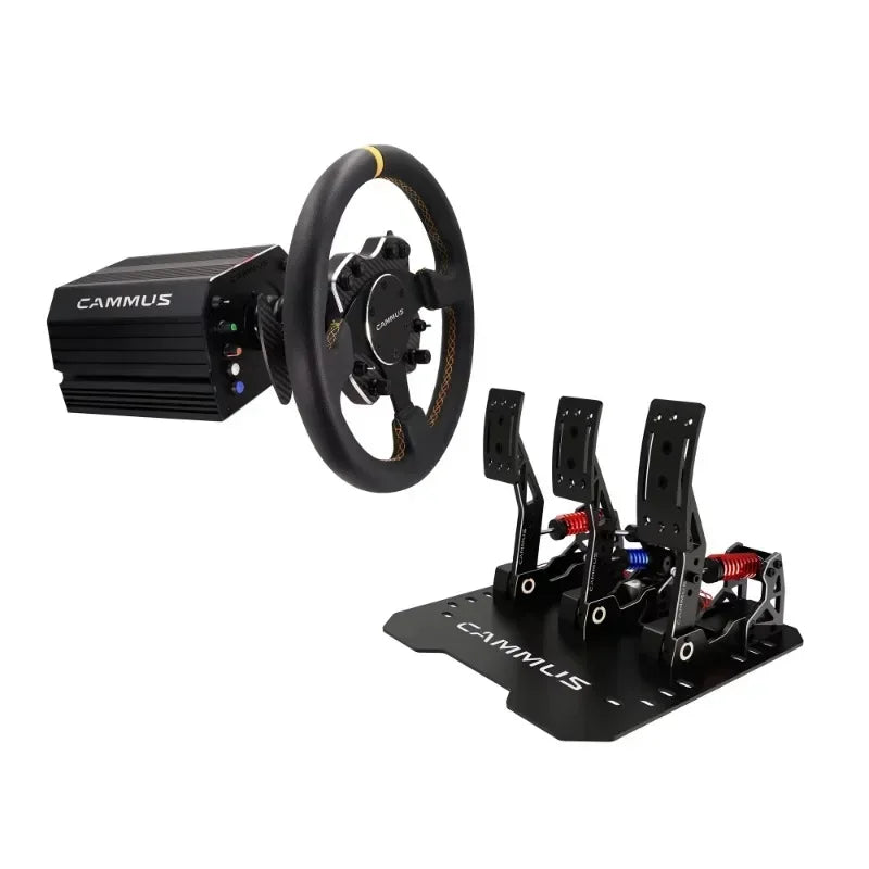 CAMMUS Racing Simulator Accessories F1 Game Cockpit Seat Bracket Aluminium Gaming Chair with Screen Steering Wheel Stand