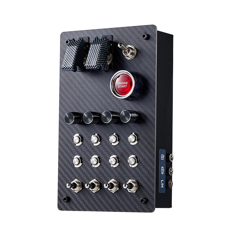 ZQSR Simulates Racing Car Central Control Box Multifunctional Control Button Box PC USB for Fanatec Thrustmaster Simdid