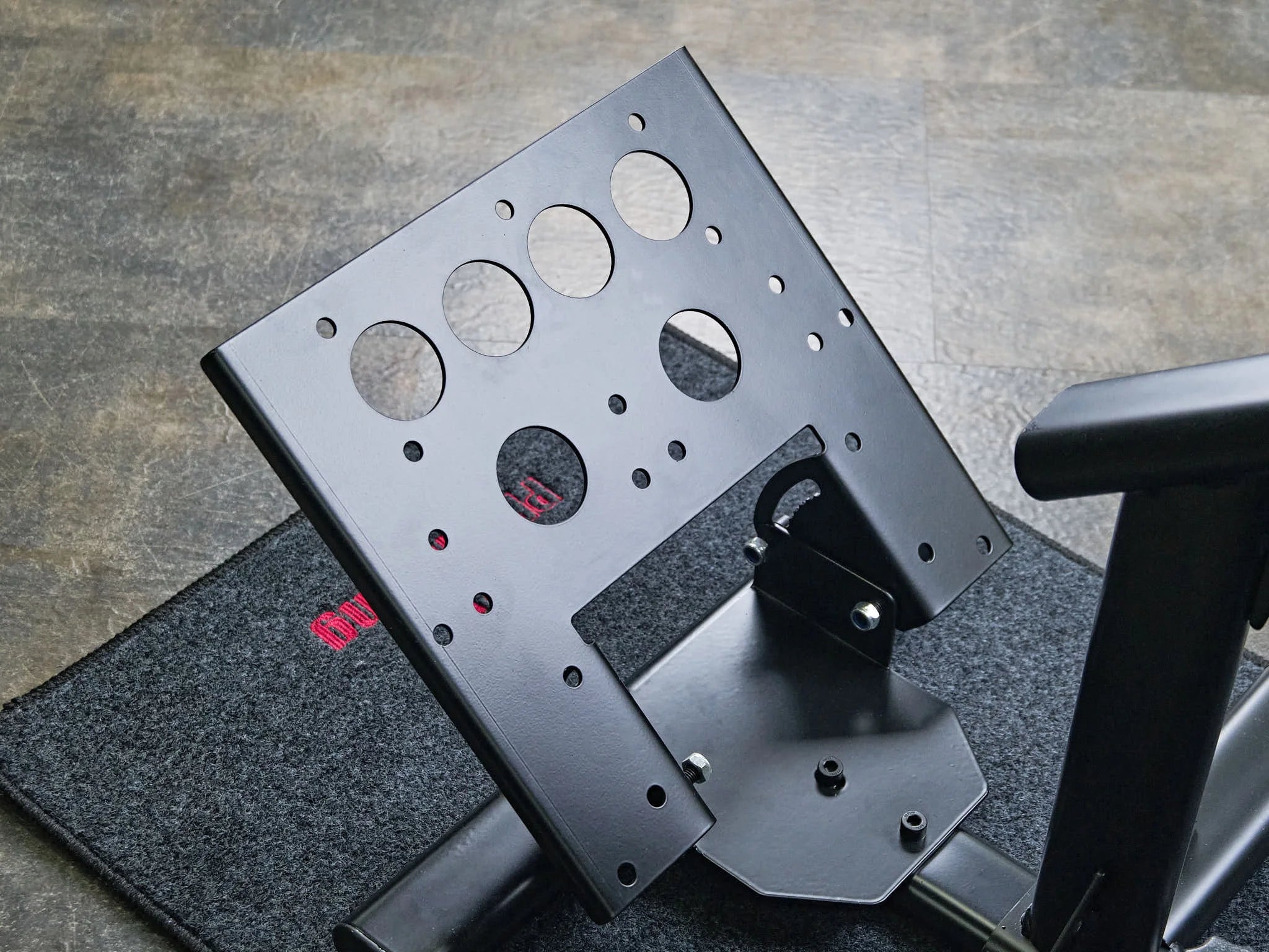 Racing Simulator Cockpit Black Stainless Steel Foldable Racing Seat Stand Fit  G920 G29 G27 G25 G923 Thrustmaster