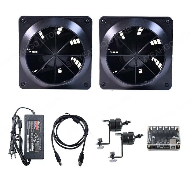 PC Sim Racing Games Desktop Wind Simulator Kit Drive-free Plug & Play 8m/s High Speed Low Decibel SIMHUB Customizable Wind Speed