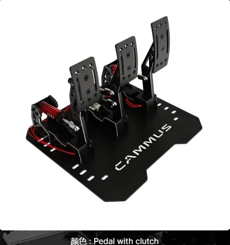 CAMMUS Racing Simulator Accessories F1 Game Cockpit Seat Bracket Aluminium Gaming Chair with Screen Steering Wheel Stand