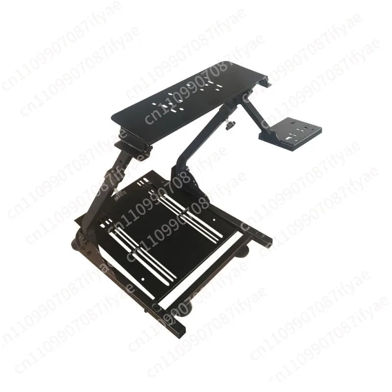 Folding sim racing game steering wheel seat stand