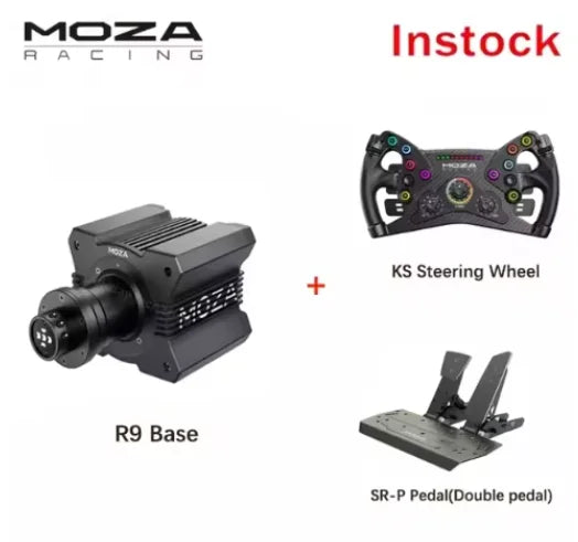 MOZA Racing R9 V3 Wheel Base Direct Drive Wheel Base 9 N·m of Torque With Aviation Grade Aluminum Alloy Housing